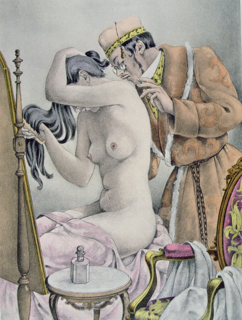 Illustrasjon for 'Madame Bovary' av Gustave Flaubert (1821-80) utgitt av Gibert Jeune av Umberto (after) Brunelleschi