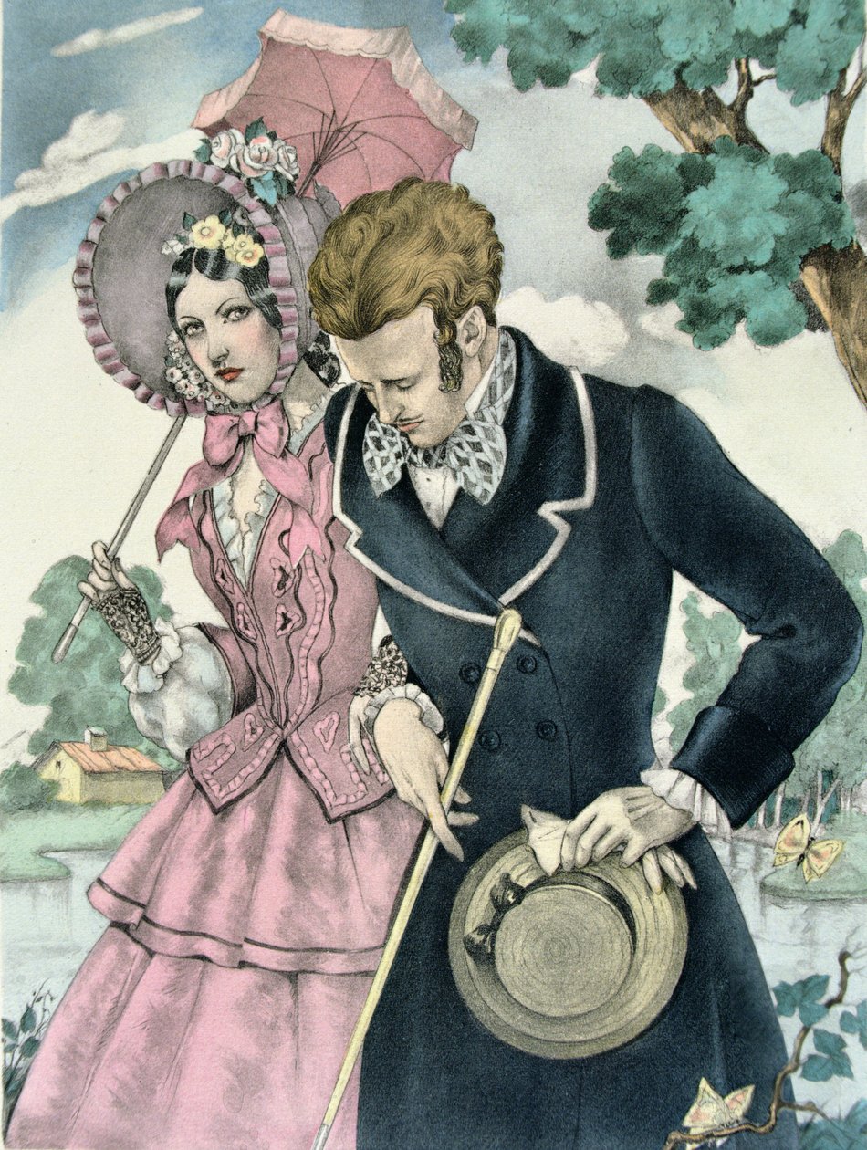 Illustrasjon for 'Madame Bovary' av Gustave Flaubert (1821-80) utgitt av Gibert Jeune av Umberto (after) Brunelleschi
