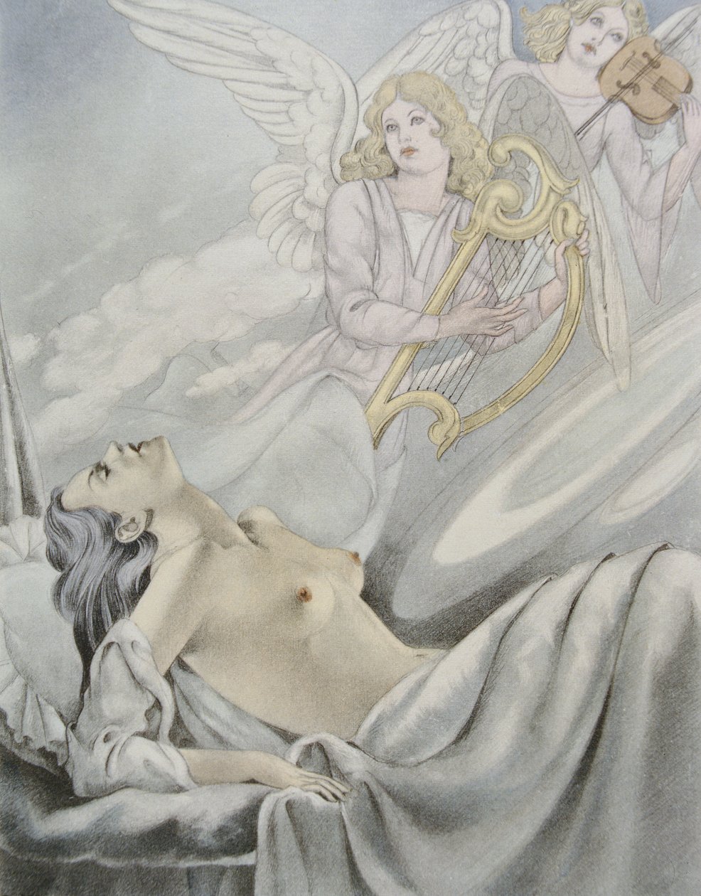 Illustrasjon for 'Madame Bovary' av Gustave Flaubert (1821-80) utgitt av Gibert Jeune av Umberto (after) Brunelleschi
