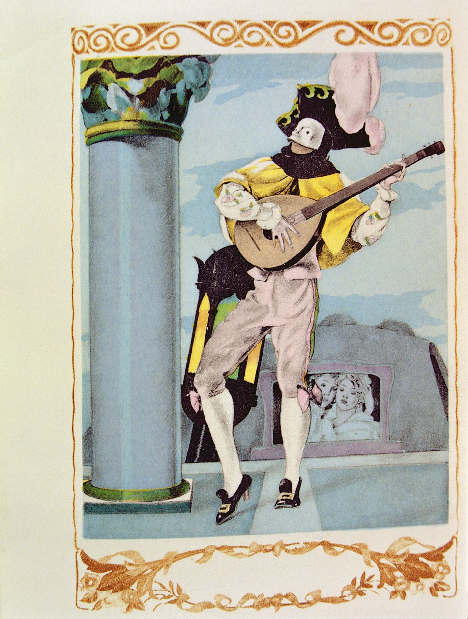 Illustrasjon fra 'Candide' av Voltaire, utgitt av Gibert Jeune av Umberto (after) Brunelleschi