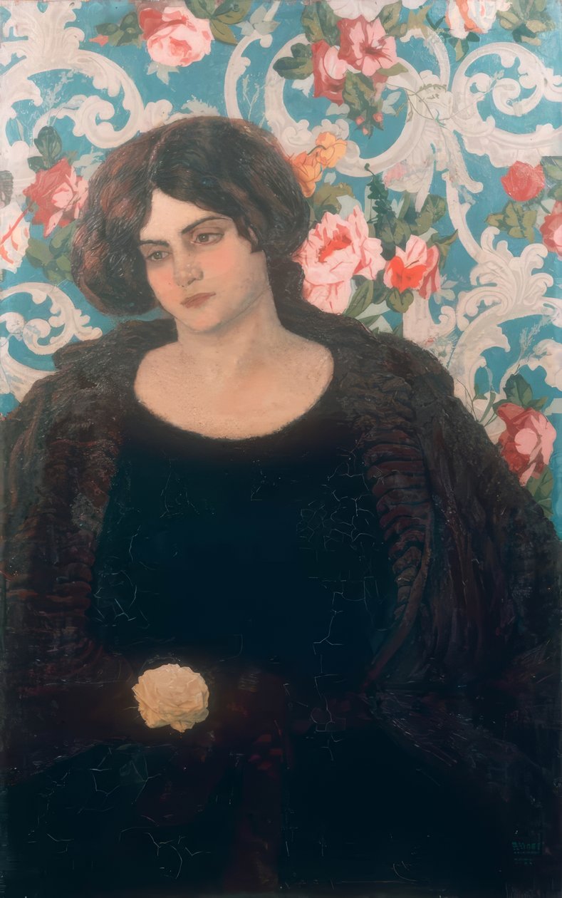 Bigia, kunstnerens yngre søster av Umberto Boccioni