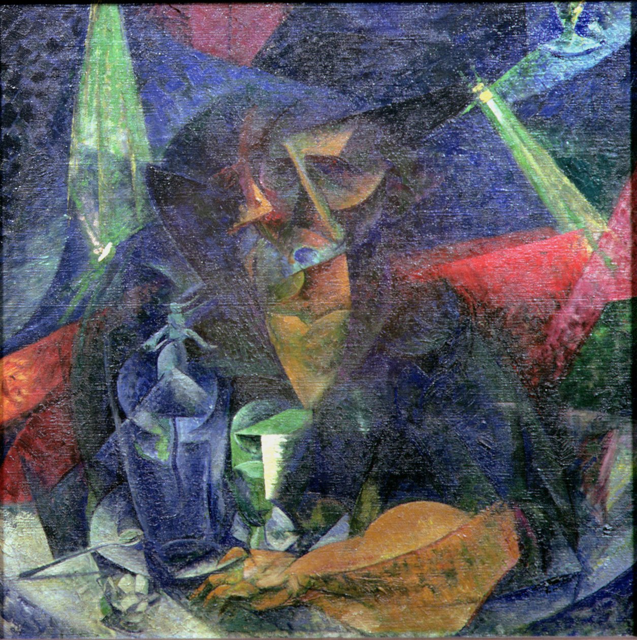 Komposisjon med kvinnefigur av Umberto Boccioni