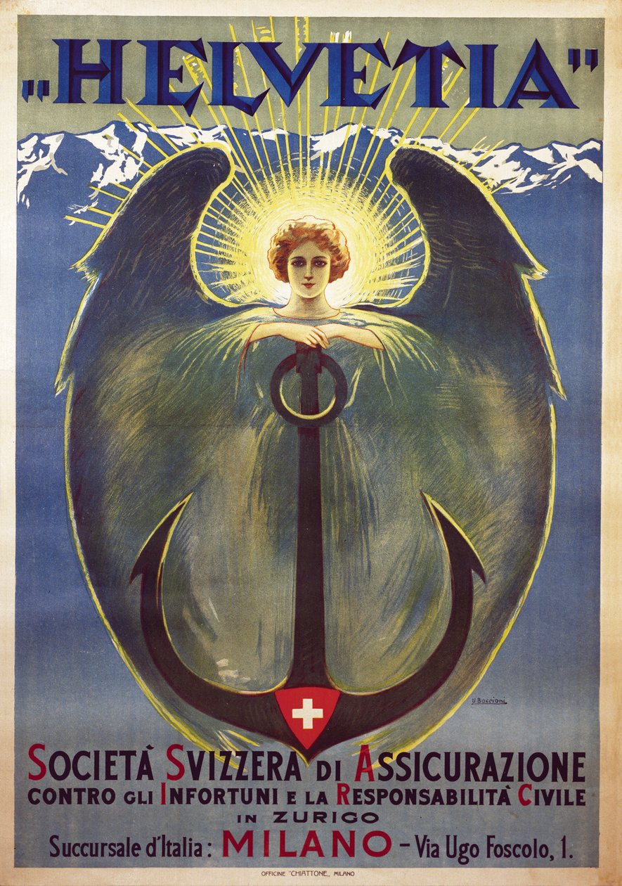 Helvetia-plakat av Umberto Boccioni av Umberto Boccioni