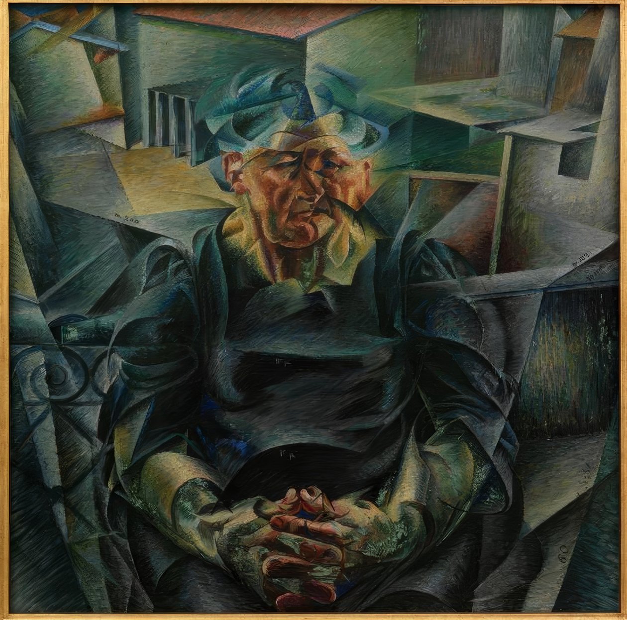 Horisontal konstruksjon av Umberto Boccioni