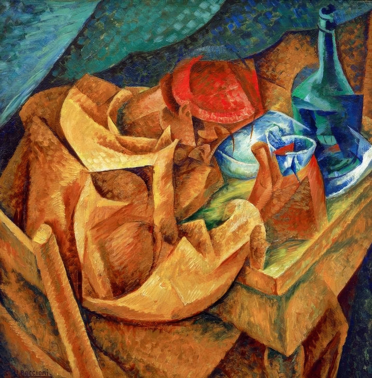 Drikkeren av Umberto Boccioni