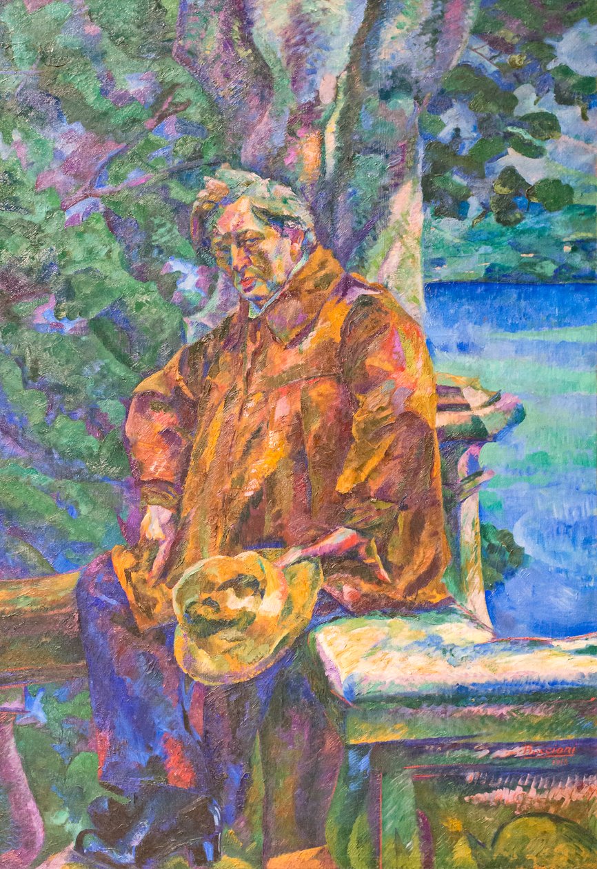Portrett av Ferruccio Busoni av Umberto Boccioni