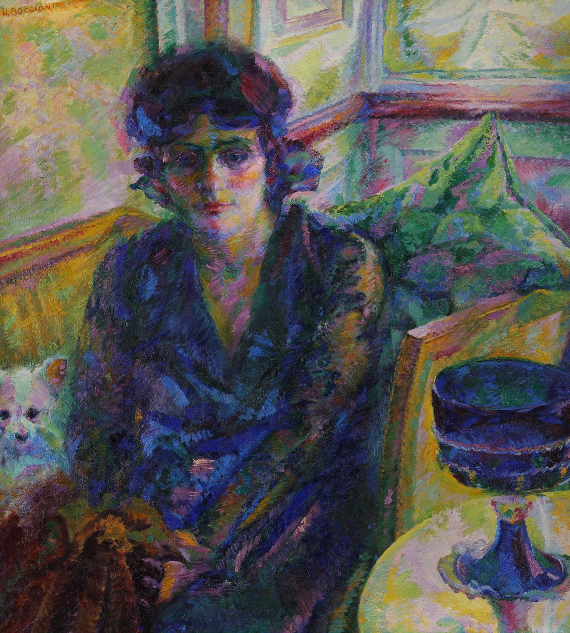 Portrett av Signora Cragnolini Fanna, 1916. av Umberto Boccioni