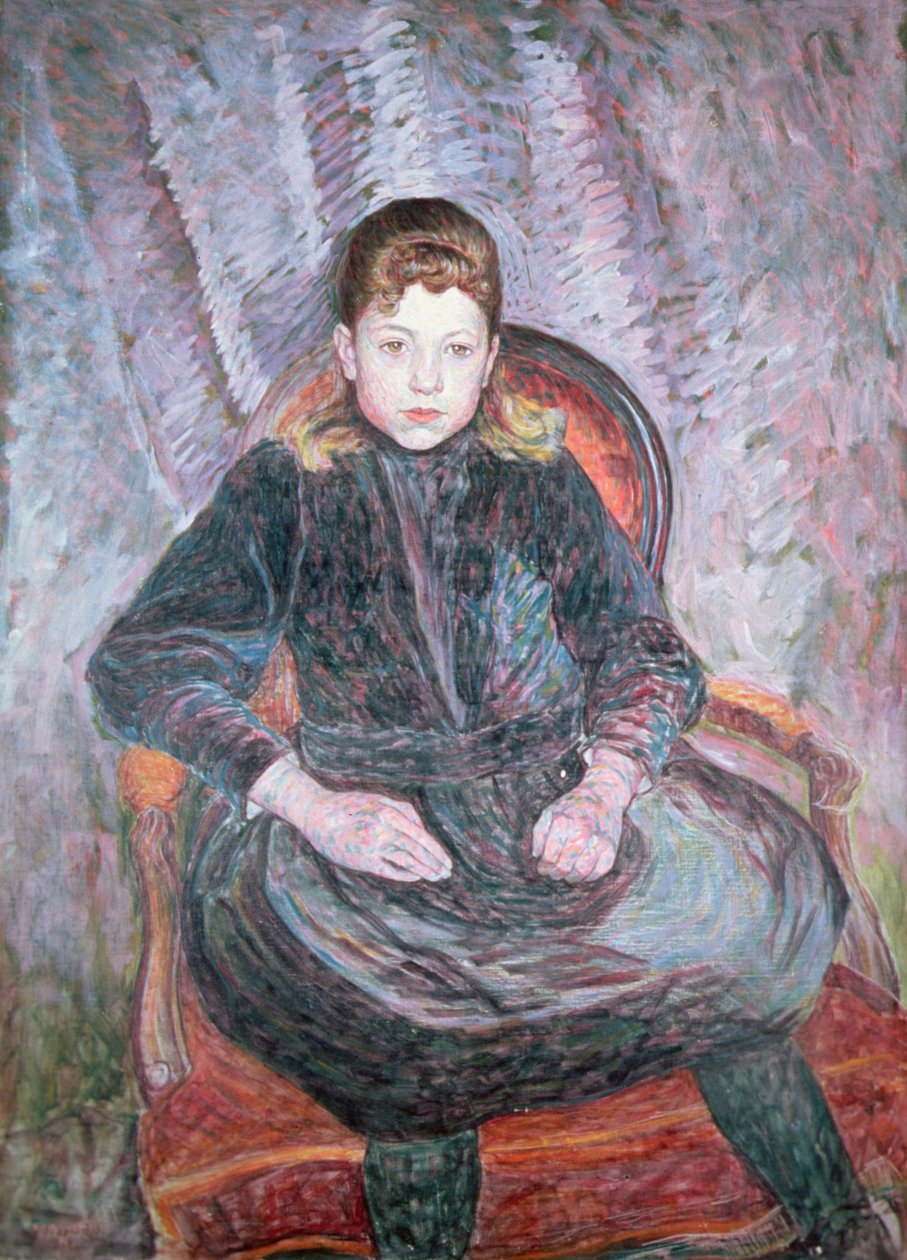 Portrett av en ung jente av Umberto Boccioni