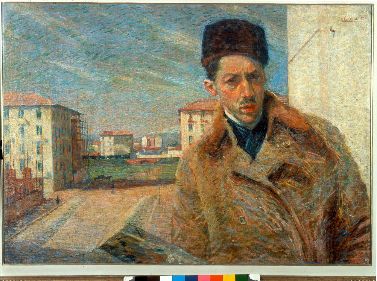 Selvportrett av Umberto Boccioni