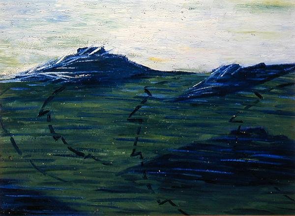 Studio for ting som beveger seg av Umberto Boccioni