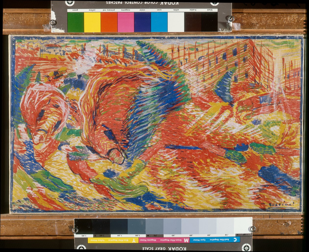 Byen reiser seg av Umberto Boccioni