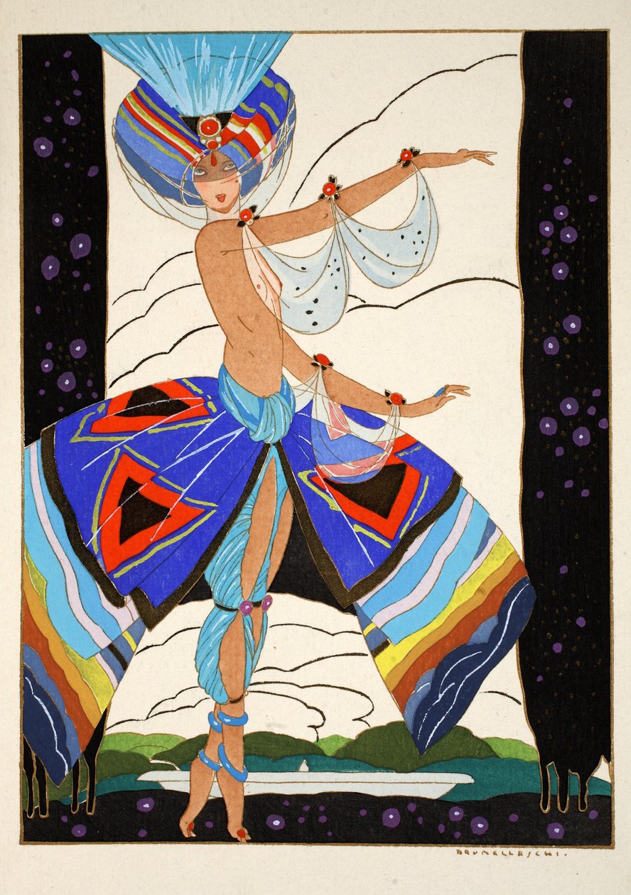 Dansende jente av Umberto Brunelleschi