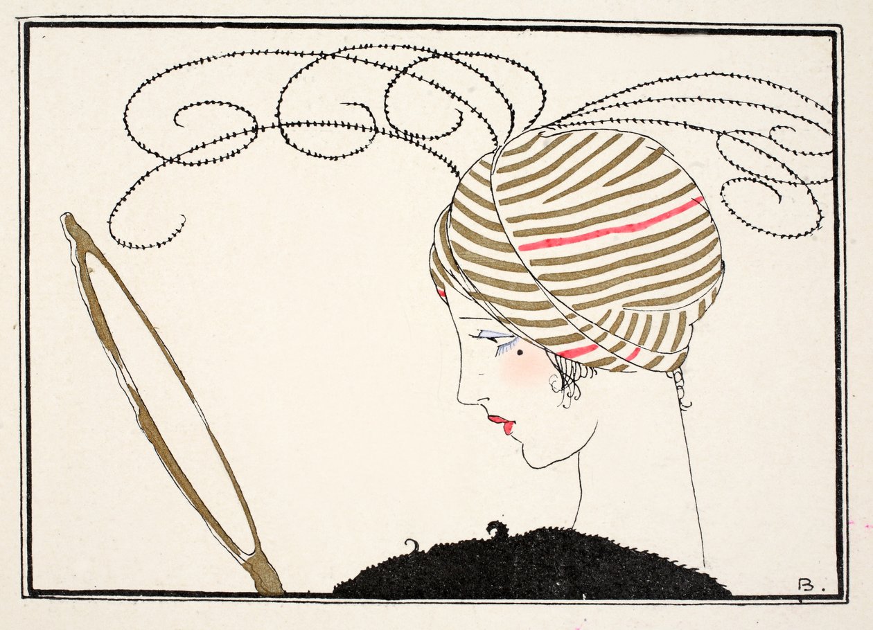 Parisian Elegance (stensiltrykk) av Umberto Brunelleschi
