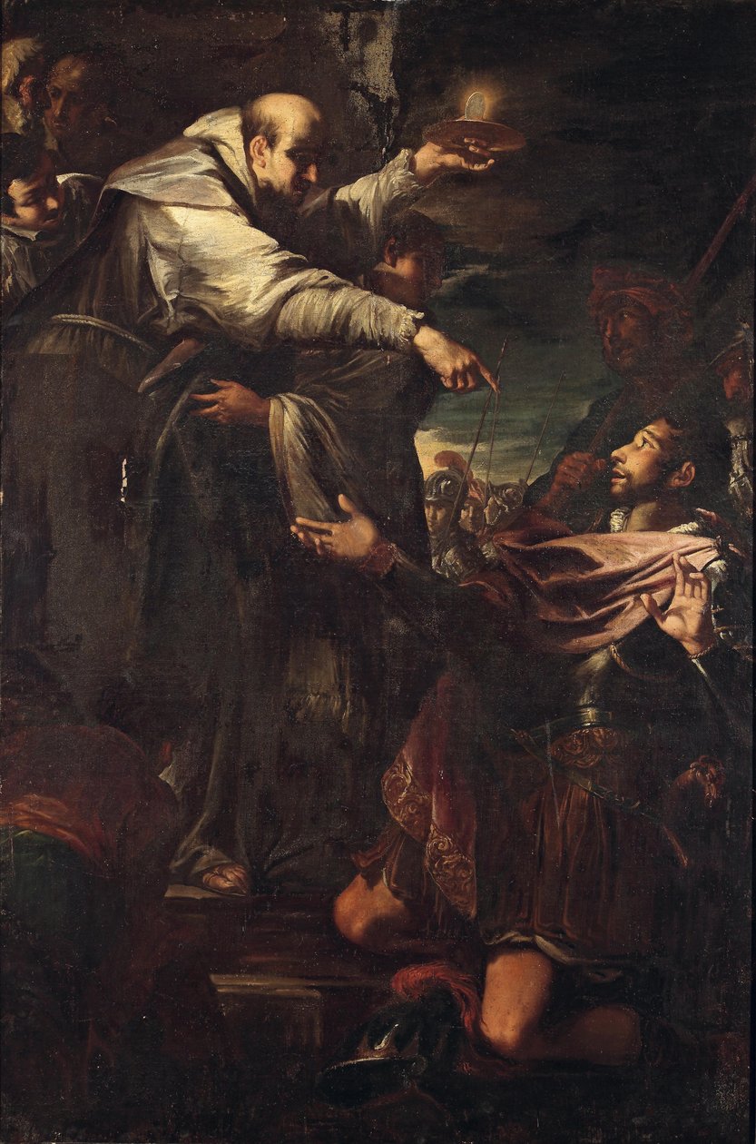 Konverteringen av hertug William av Aquitaine av St. Bernard av Clairvaux av Unbekannt Unbekannt