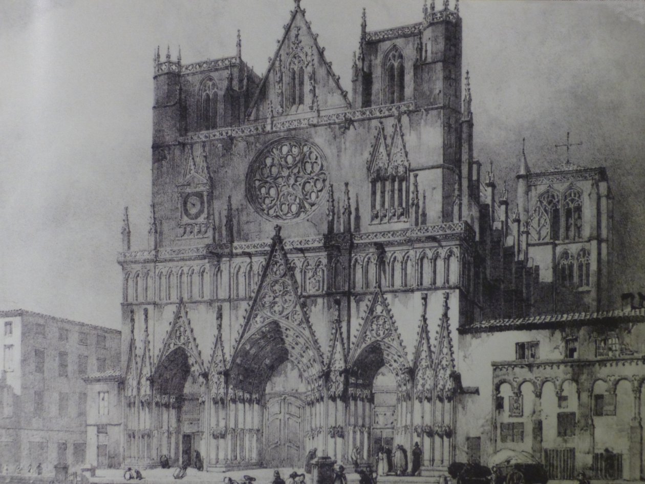 Fasade til Saint-Jean-katedralen i Lyon av Unbekannt Unbekannt