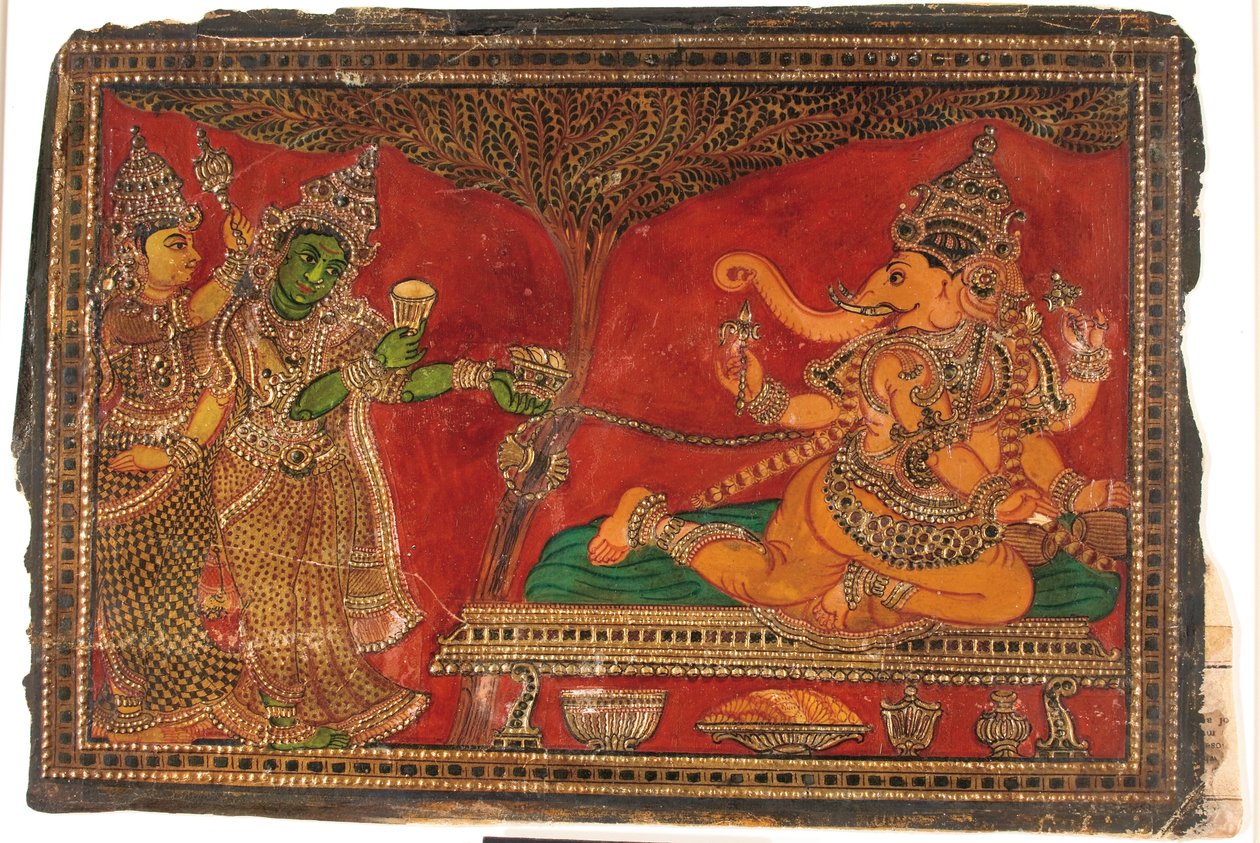Ganesha og to ledsagere av Unbekannt Unbekannt