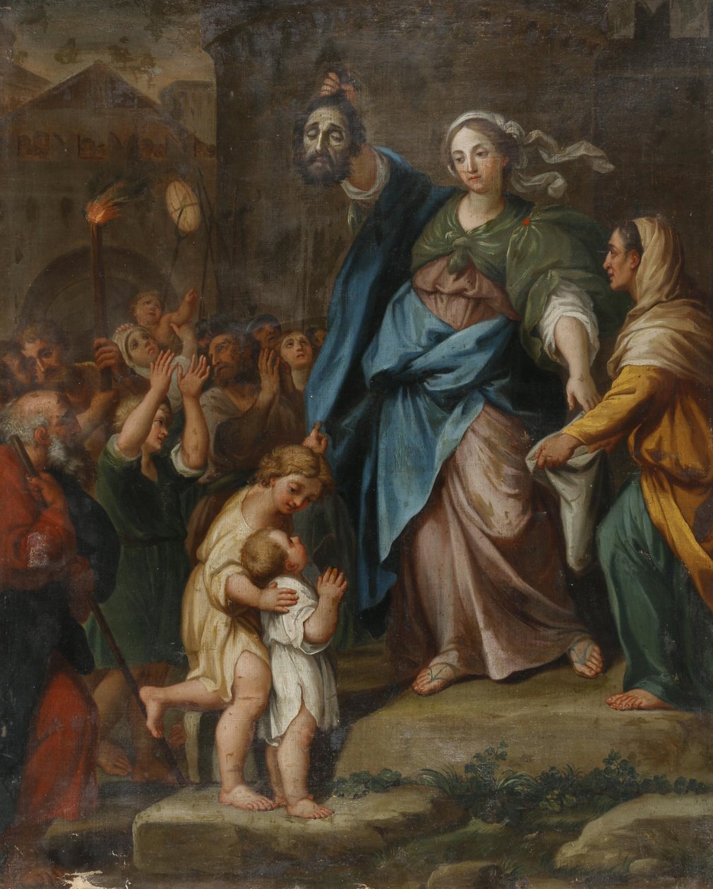 Judith presenterer sjefen for Holofernes av Unbekannt Unbekannt