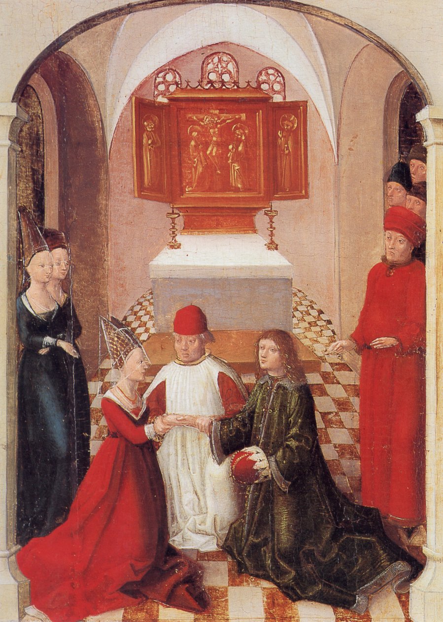 Judith von Flanders giftet seg med Welf IV von Altdorf av Unbekannt Unbekannt