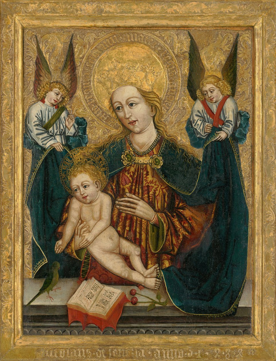 Madonna med engler fra Poprad av Unbekannt Unbekannt