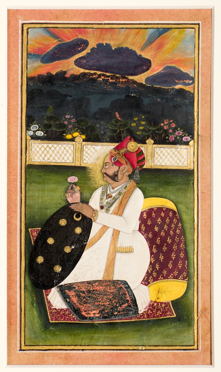 Maharaja Gaj Singh fra Bikaner av Unbekannt Unbekannt