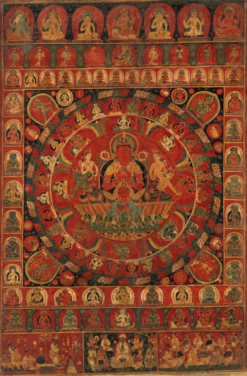 Mandala av solguden Surya av Unbekannt Unbekannt