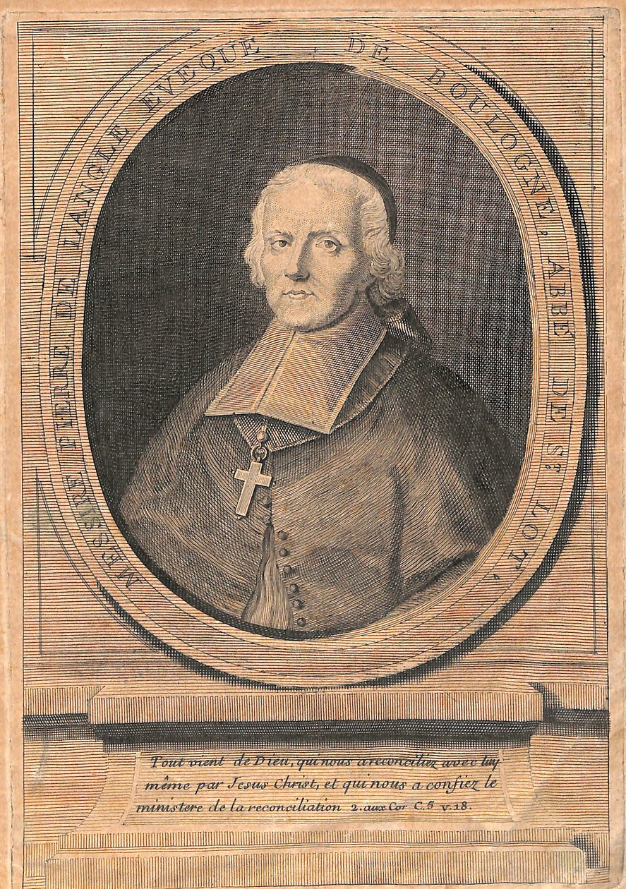 Portrett av Monsignor Pierre de LANGLE av Unbekannt Unbekannt