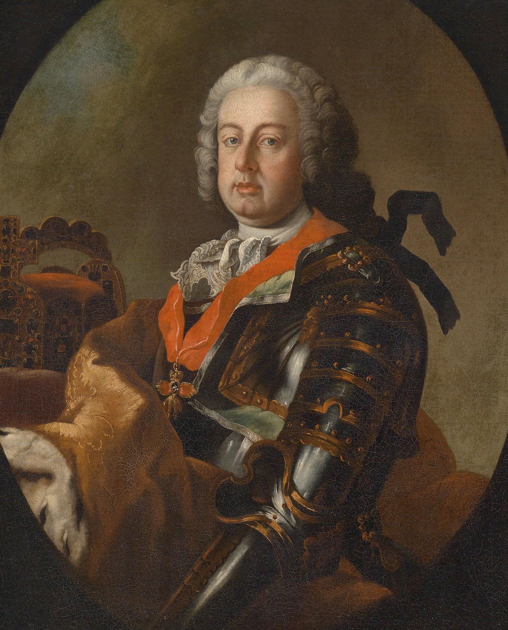 Portrett av keiser Francis I (1708-1765) av Unbekannt Unbekannt
