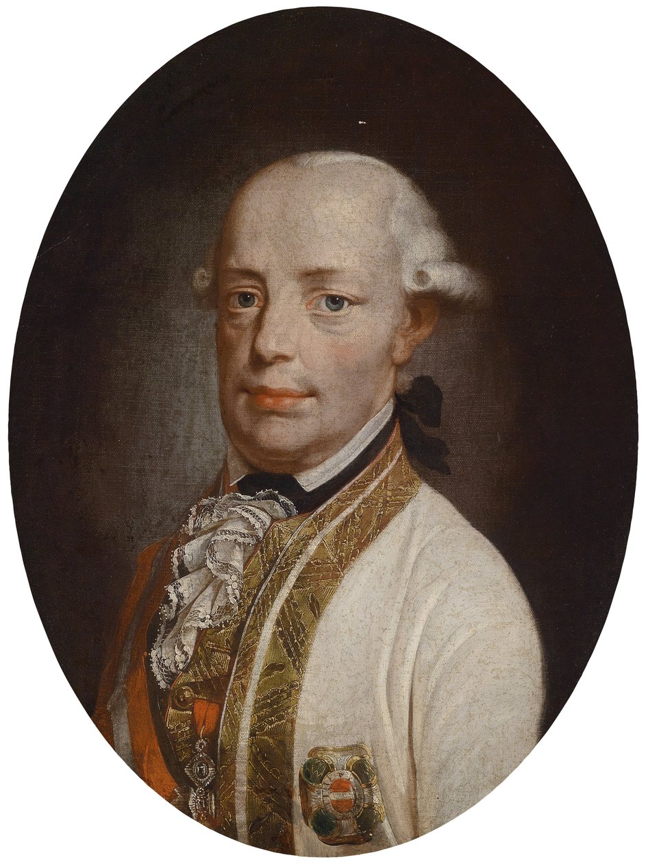 Portrett av keiser Leopold II (1747-1792) av Unbekannt Unbekannt