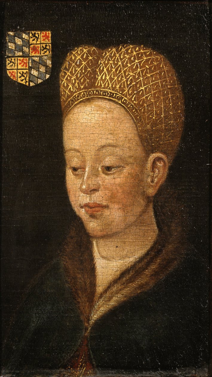 Portrett av Margaret av Bayern av Unbekannt Unbekannt