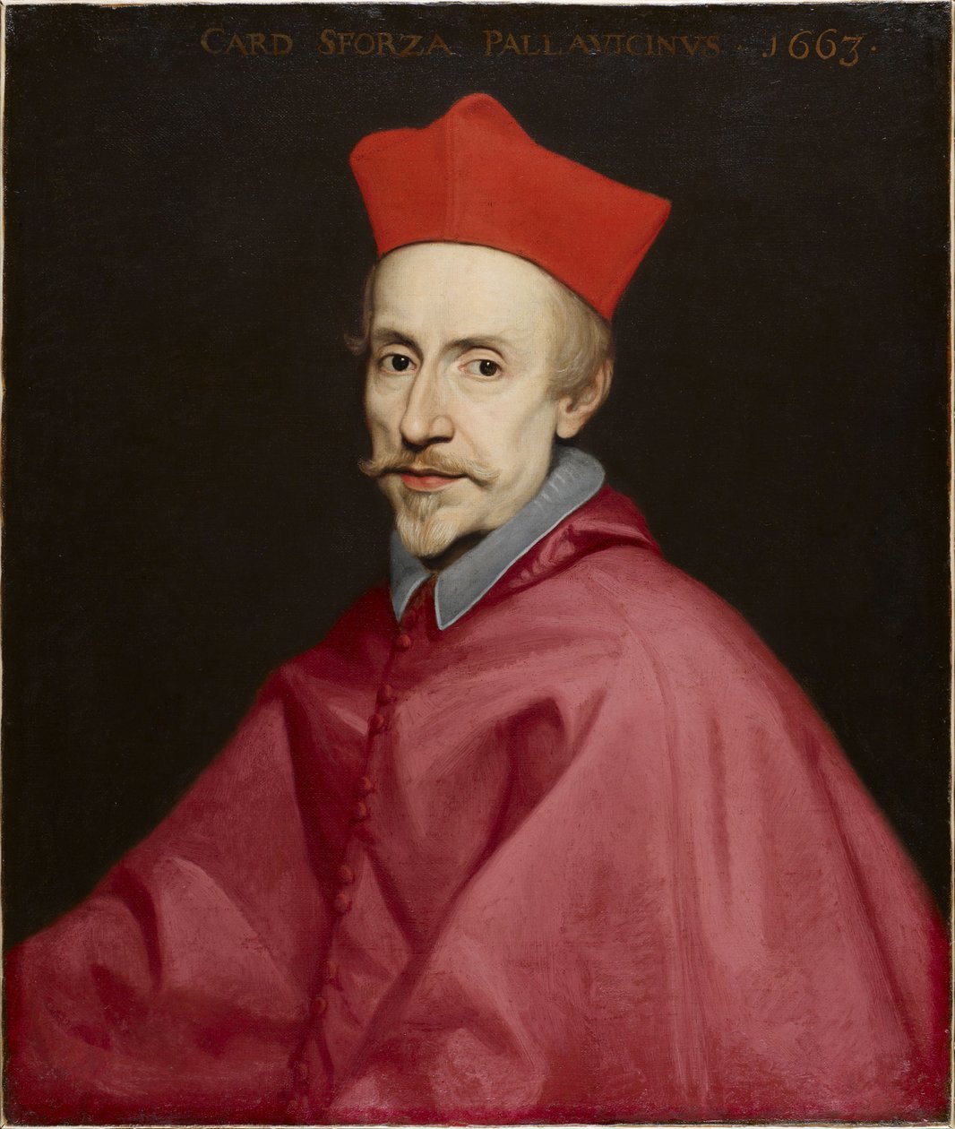 Portrett av Pietro, kardinal Sforza Pallavicino (1607-1667) av Unbekannt Unbekannt