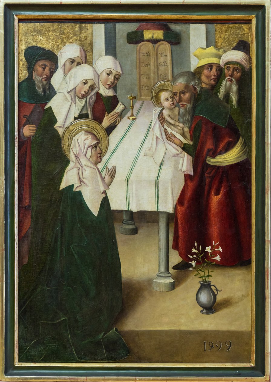Presentasjon av Jesus i tempelet av Unbekannt Unbekannt