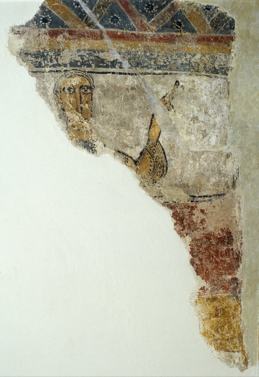 Rester av en figur fra Santa Maria de Taüll av Unbekannt Unbekannt