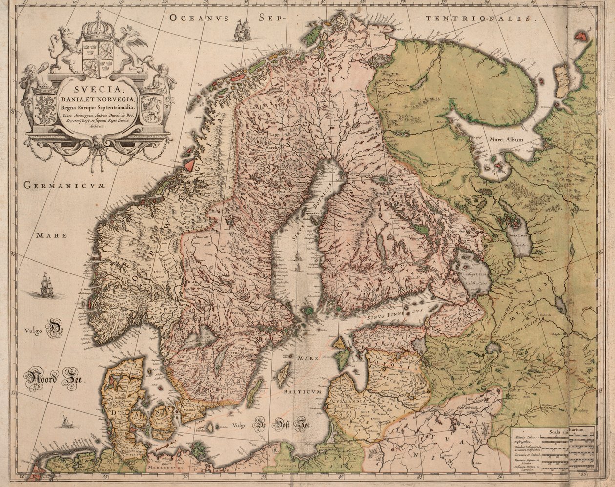Svecia Denmark et Norvegia av Unbekannt Unbekannt