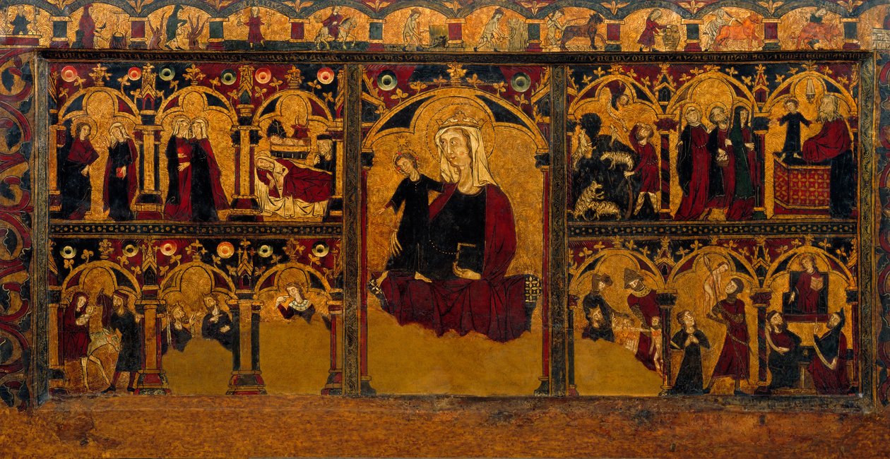 Alterfrontal av Jesus barndom av Unbekannt Unbekannt