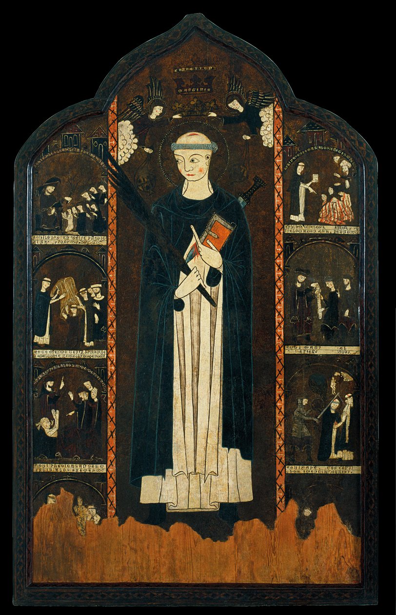 Altertavle av den hellige Peter Martyr av Unbekannt Unbekannt