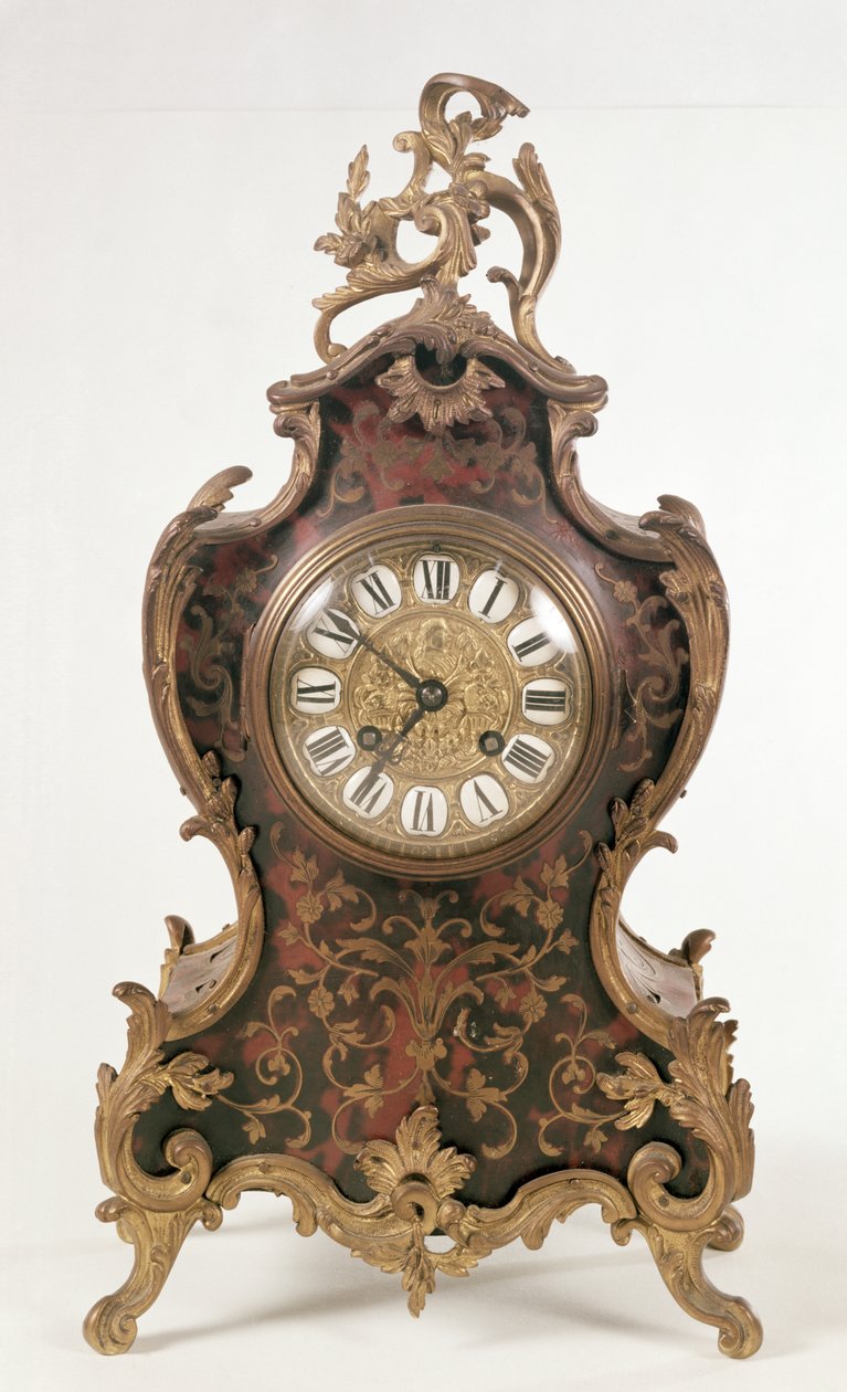 Boulle-brakettklokke av A.Brocot Delettrez, Paris, sent på 1800-tallet av Unbekannt Unbekannt