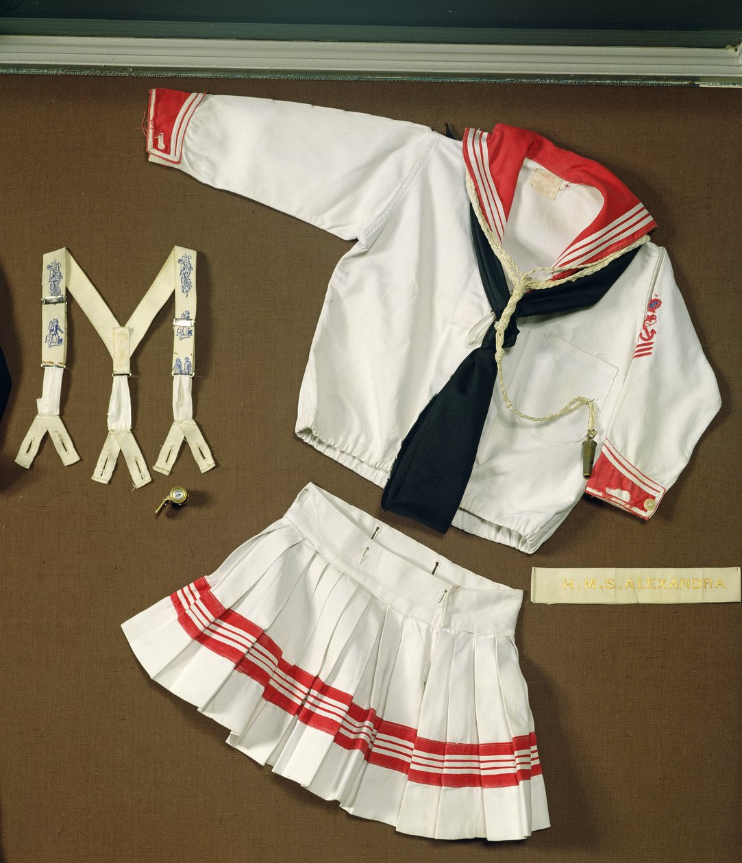 Barnes sjømannsdress, 1920-tallet (bomull) av Unbekannt Unbekannt