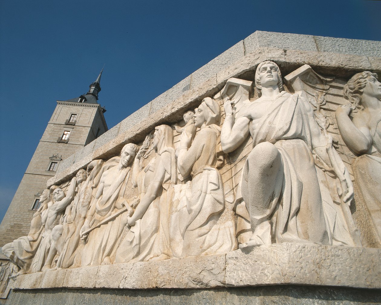 Detalj av monumentet til seier av Juan de Avalos (1911-2006) 1961 (bilde) av Unbekannt Unbekannt