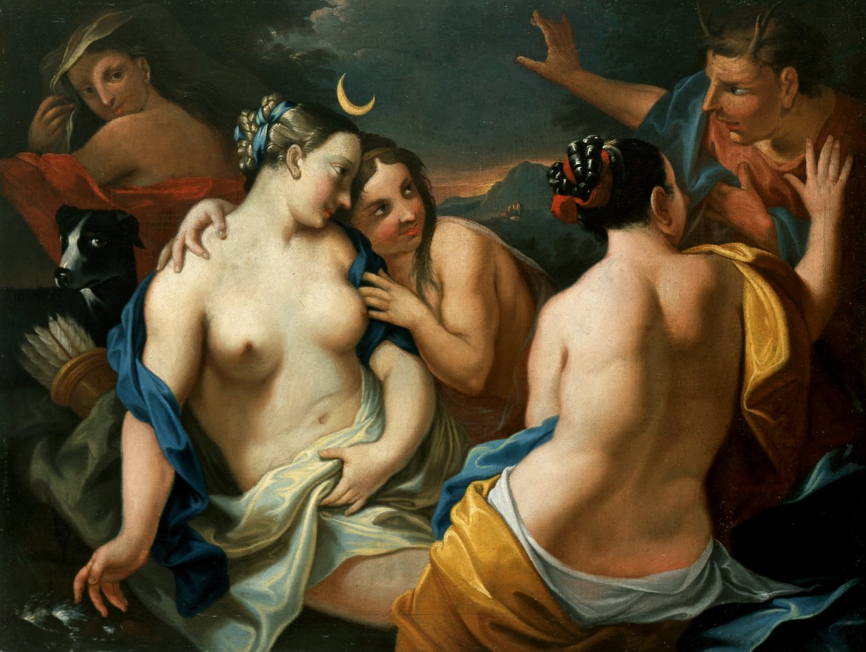Diana og Actaeon av Unbekannt Unbekannt