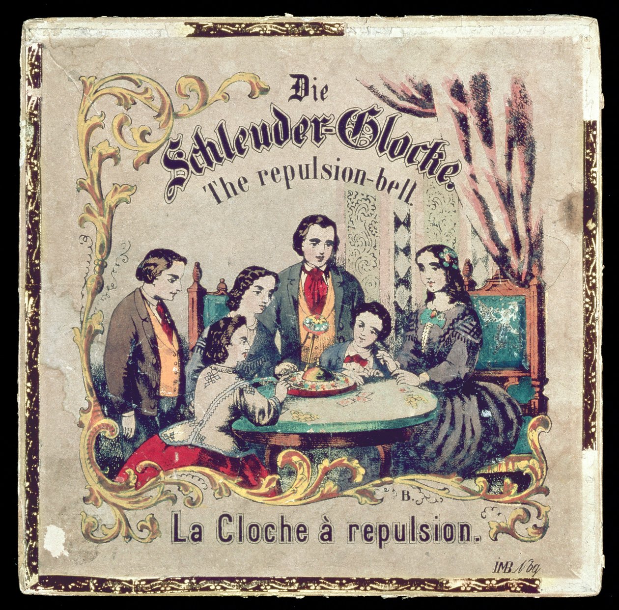 Die Schleuder Glocke - The repulsion bell - La Cloche a repulsion, ca. 1860 blandede medier av Unbekannt Unbekannt