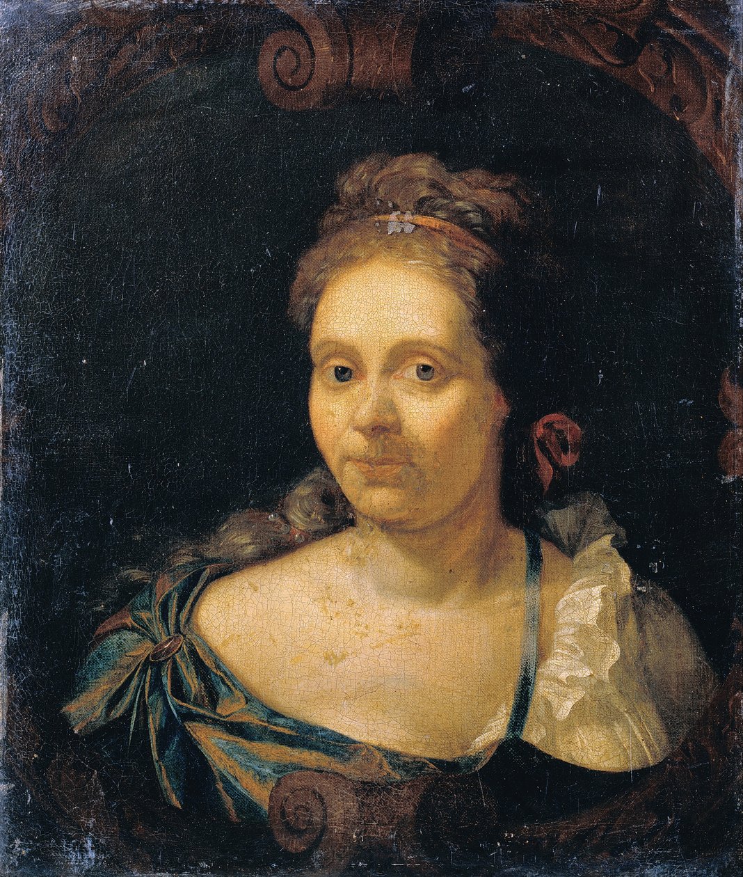 Nederlandsk - Head of a Woman av Unbekannt Unbekannt