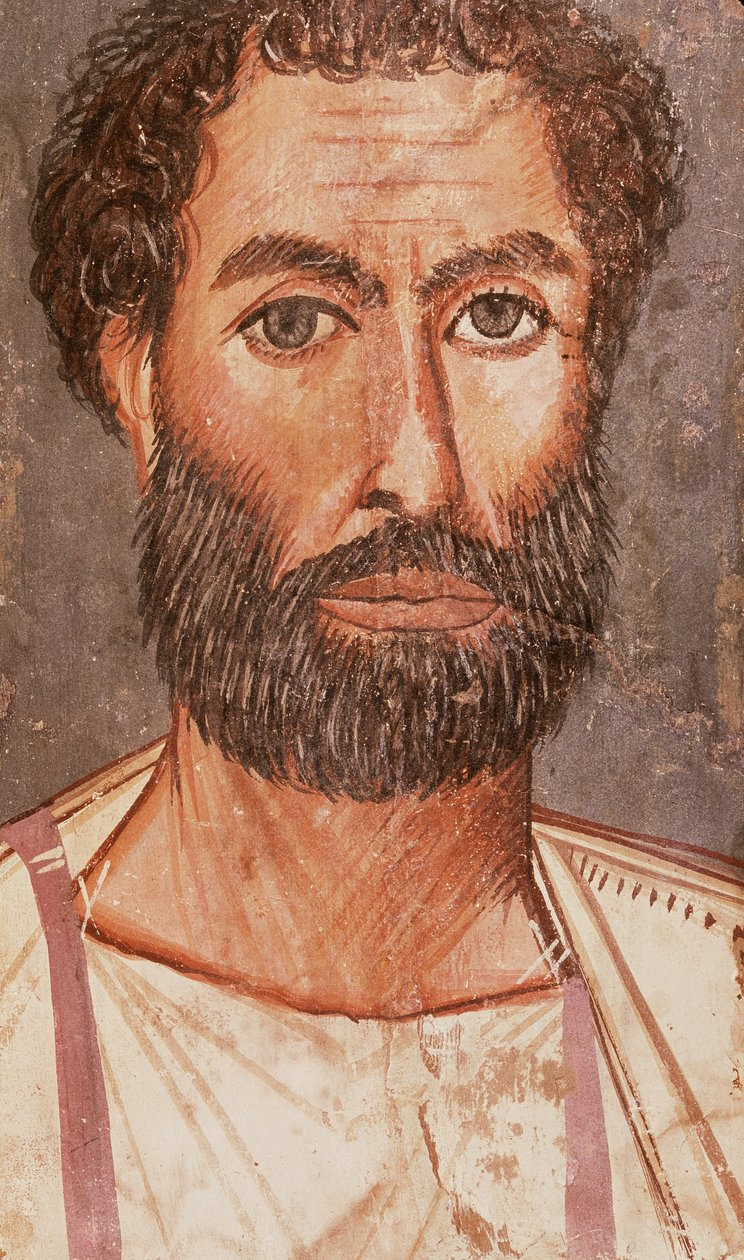 Fayum-portrett av en mann av Unbekannt Unbekannt