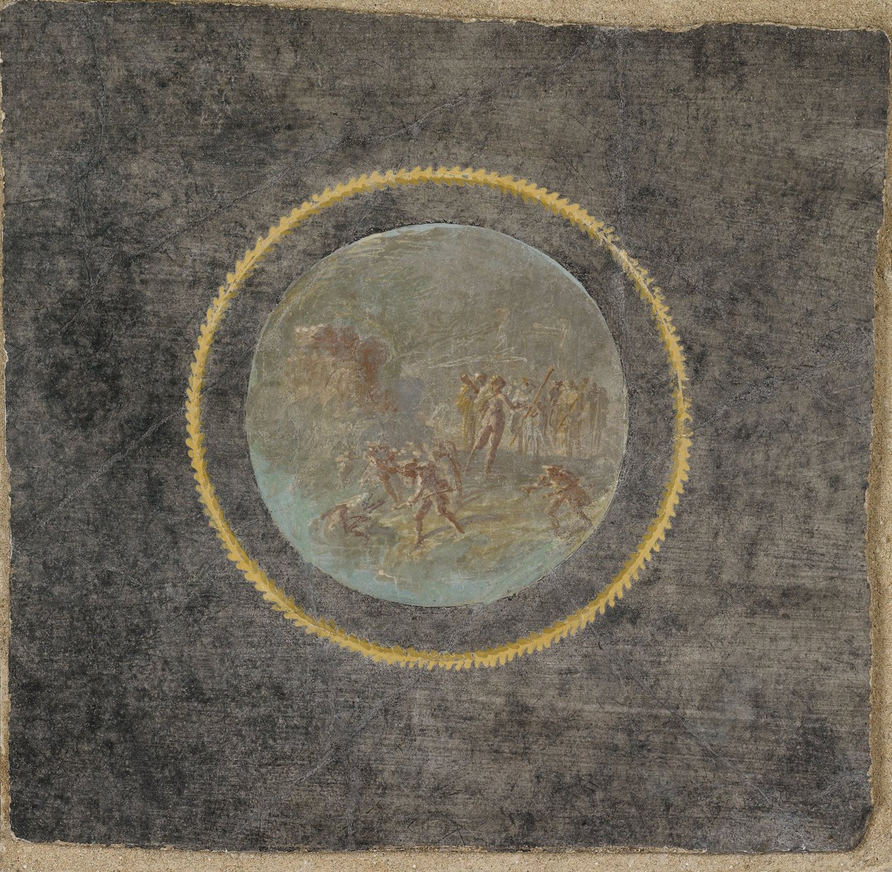Freskofragment med Herakles og Hesione av Unbekannt Unbekannt