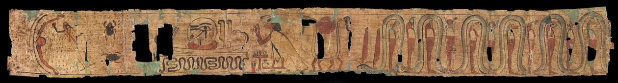 Begravelse papyrus av Unbekannt Unbekannt