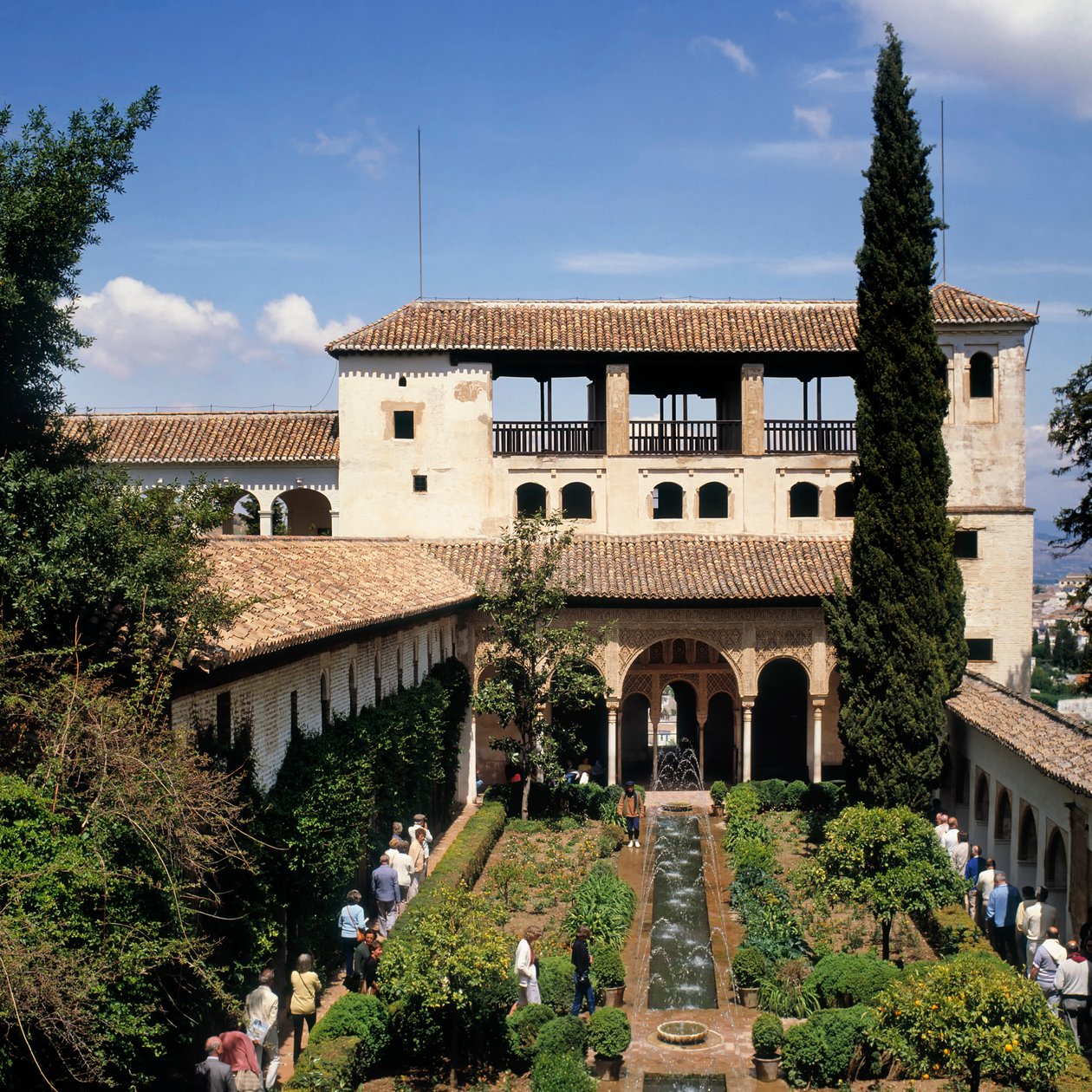 Generalife-palasset, Granada, Spania. av Unbekannt Unbekannt