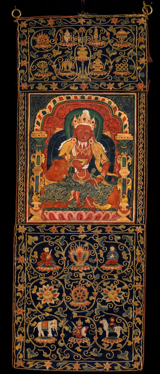 God of Fire, Agni, fra Medicine Buddha Mandala av Unbekannt Unbekannt