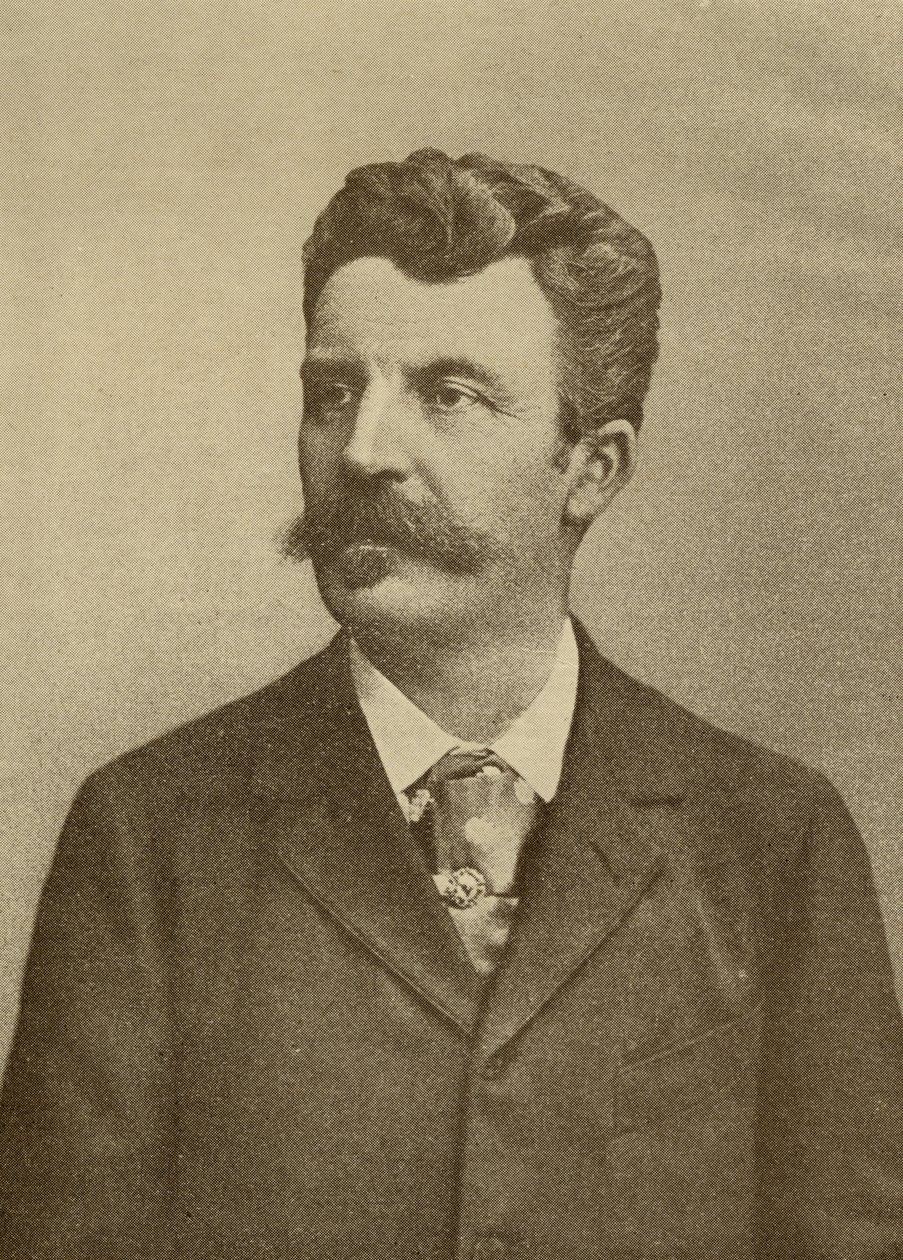 Guy de Maupassant (1850-93) av Unbekannt Unbekannt