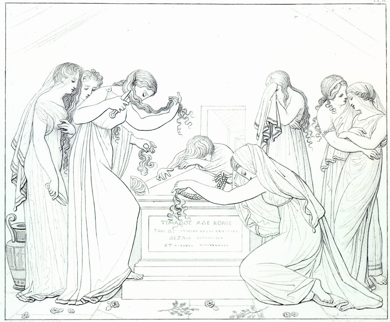 Illustrasjon fra "Book of Sappho" av Unbekannt Unbekannt