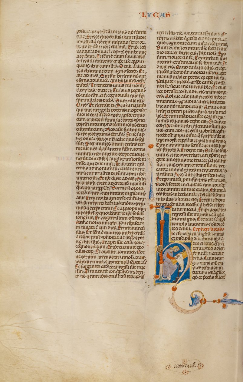 Initial H- Saint Jerome av Unbekannt Unbekannt