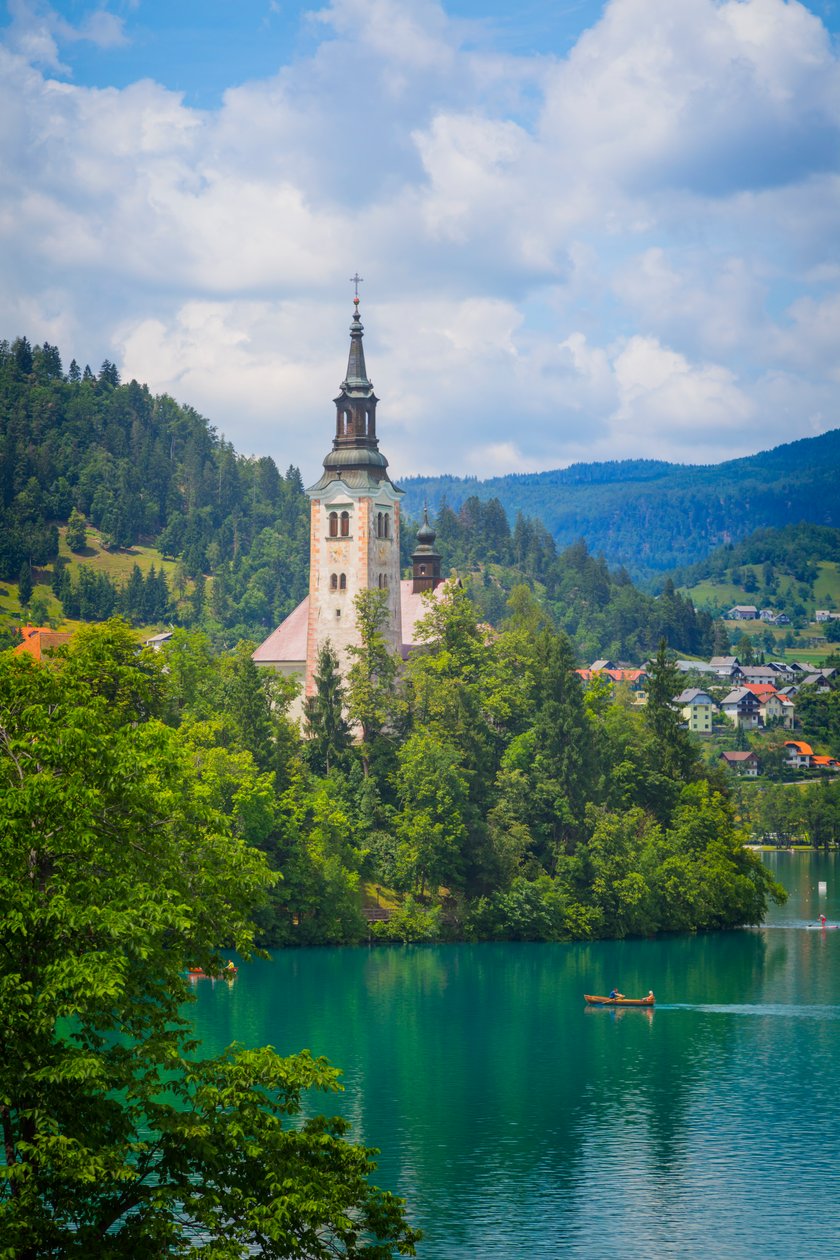 Bledsjøen, Slovenia av Unbekannt Unbekannt